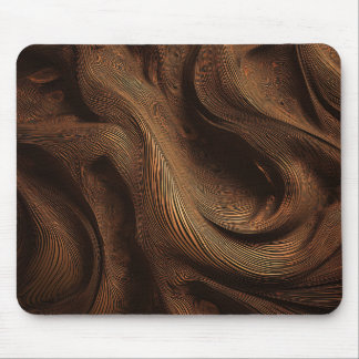 Mousepad Padrão de madeira torta e espiralada