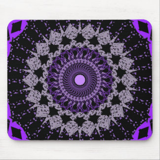 Mousepad Padrão de Mandala Roxo