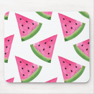 Mousepad Padrão de Margem de Watercolor Melon