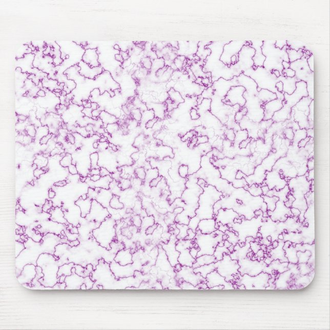 Mousepad Padrão de mármore roxo (Frente)