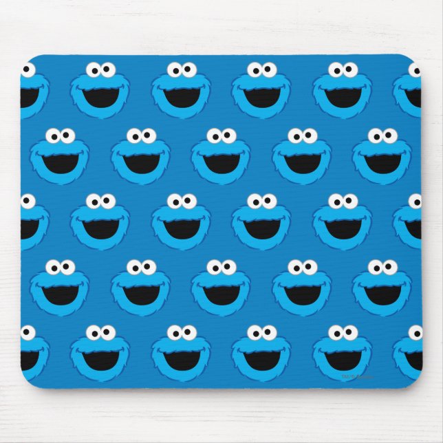 Mousepad Padrão de Monstro de Cookie Sorridente (Frente)