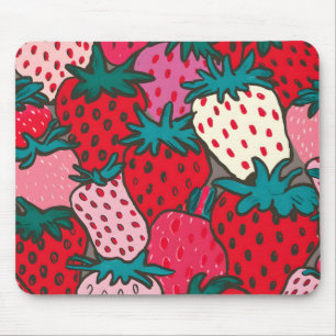 Mousepad Padrão de Morango