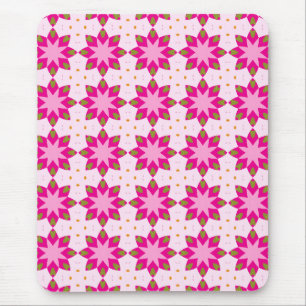 Mousepad Padrão de mosaico de pétala rosa