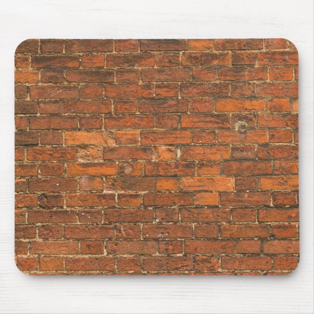 Mousepad Padrão de Muro de Pedra Marrom (Frente)