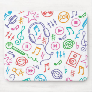 Mousepad Padrão de música