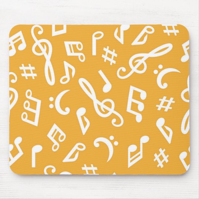 Mousepad Padrão de música (Frente)