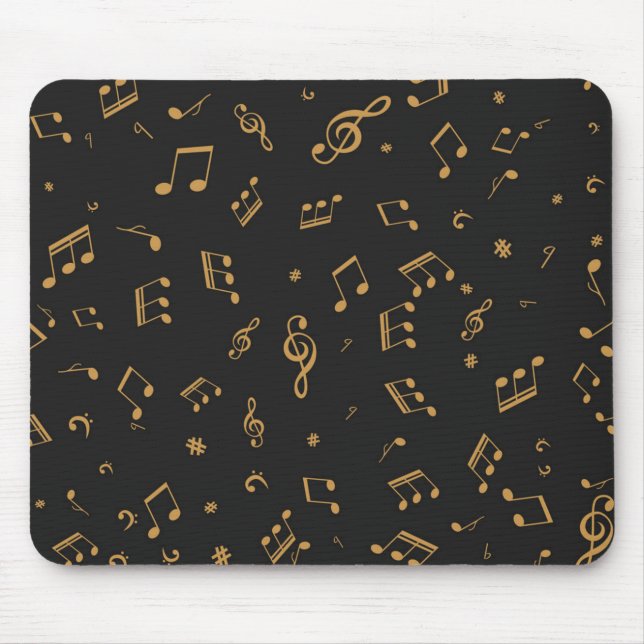 Mousepad Padrão de música (Frente)
