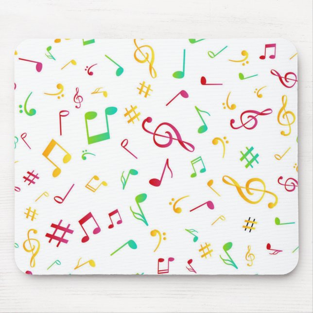 Mousepad Padrão de música (Frente)