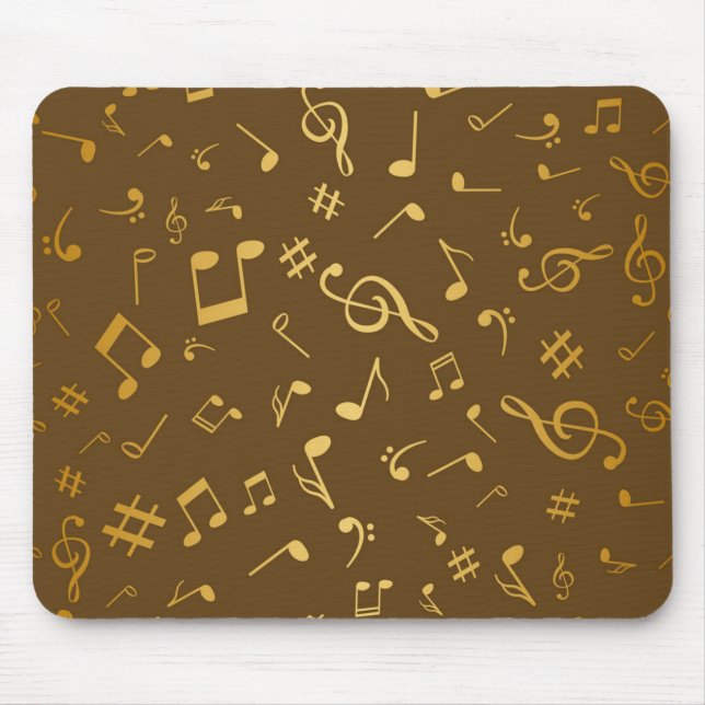 Mousepad Padrão de música (Frente)