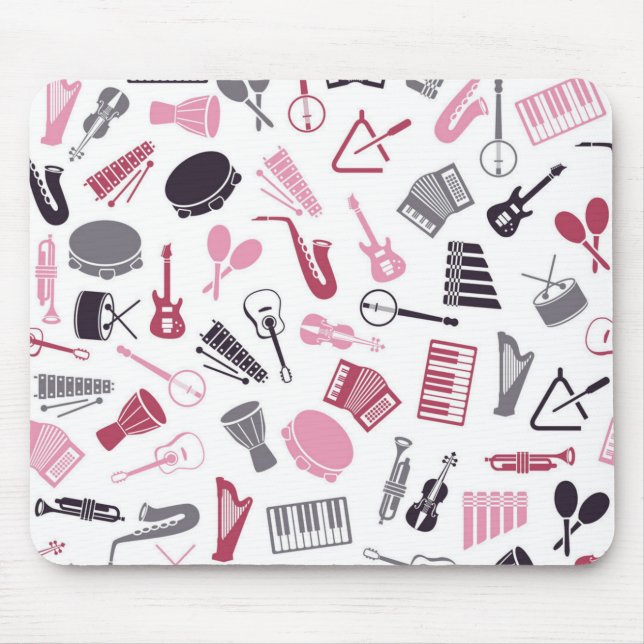 Mousepad Padrão de música (Frente)