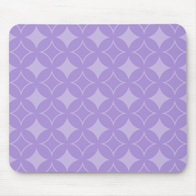 Mousepad Padrão de naufrágio Lilac (Frente)