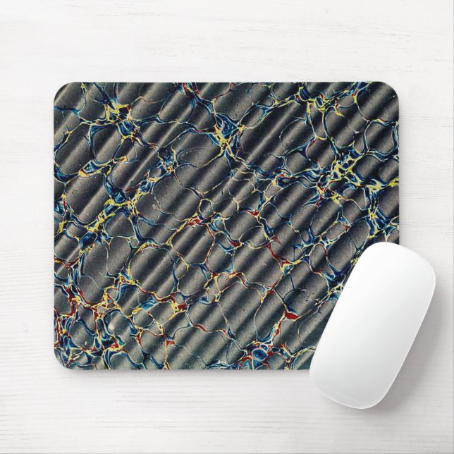 Mousepad Padrão de papel embutido preto (Com mouse)