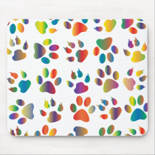 Mousepad padrão de pata