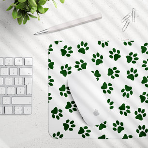 Mousepad Padrão De Patas, Patas Cachorros, Patas Azuis Mari