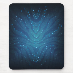 Mousepad Padrão de Pele Alienigena Azul Bioluminescente - A