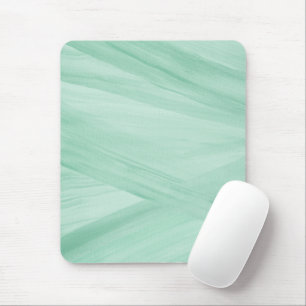 Mousepad Padrão de pinceladas das linhas verdes de Abstrat