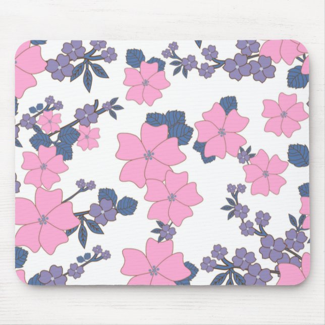MOUSEPAD PADRÃO DE PINCO E FLOR DE RODA (Frente)
