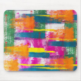 Mousepad Padrão de pintura de abstrato