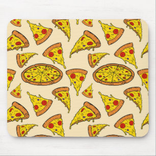 Mousepad Padrão de Pizza de Queijo de Fusão