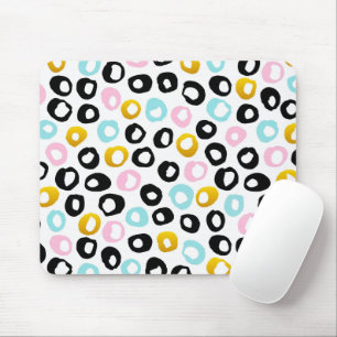 Mousepad Padrão de Pontos Abstratos da Moda