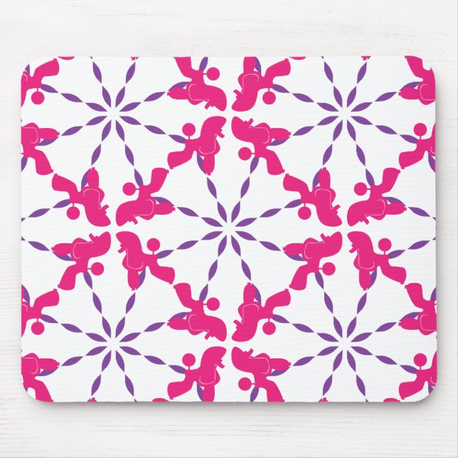 Mousepad Padrão de Poodle (Frente)
