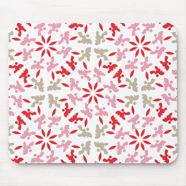 Mousepad Padrão de Poodle (Frente)