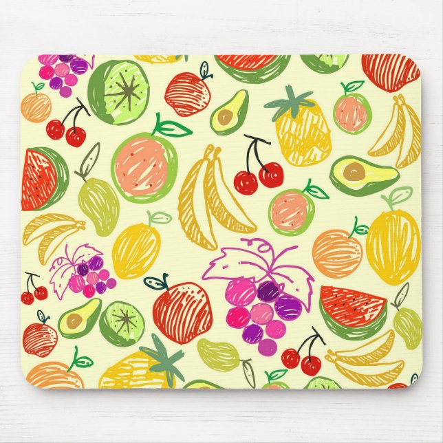 Mousepad Padrão de porta de Fruta corrigido (Frente)