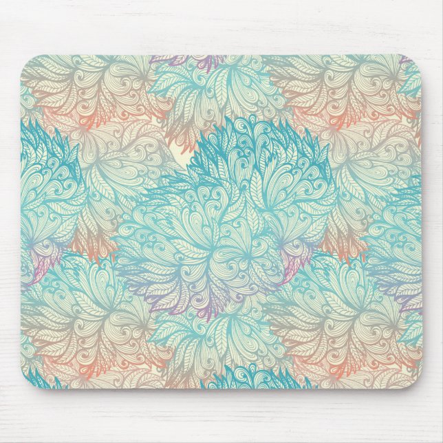 Mousepad Padrão de porta plana multicor (Frente)