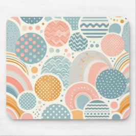 Mousepad Padrão de Portas Geométricas Reproduzível