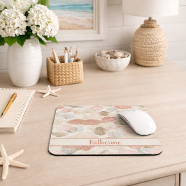 Mousepad Padrão de Praia de Conchas Macias da Costa
