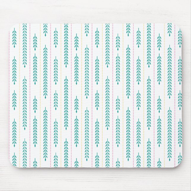 mousepad padrão de ramificação salgada (Frente)