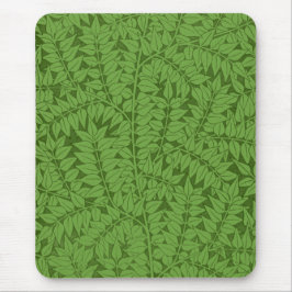 Mousepad Padrão de Ramificação Verde (Arte Selvagem) (Willi