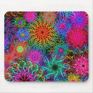 Mousepad Padrão de redemoinho colorido fofo