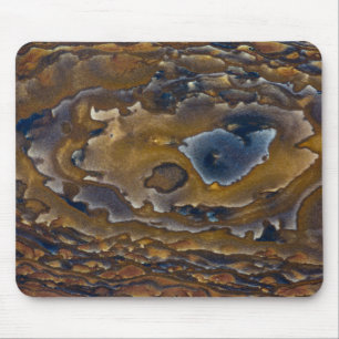 Mousepad Padrão de redemoinho em Laje de Jasper