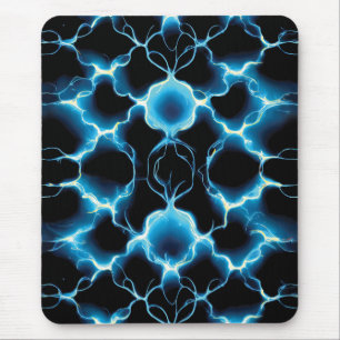 Mousepad Padrão de repetição do Synapse Elétrico Azul