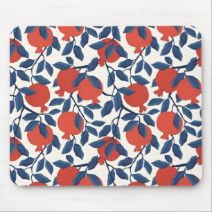 Mousepad Padrão de romã moderno