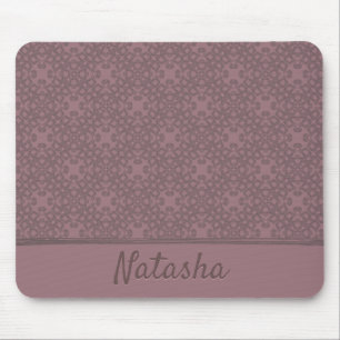 Mousepad Padrão de Rosa de empoeiramento personalizado