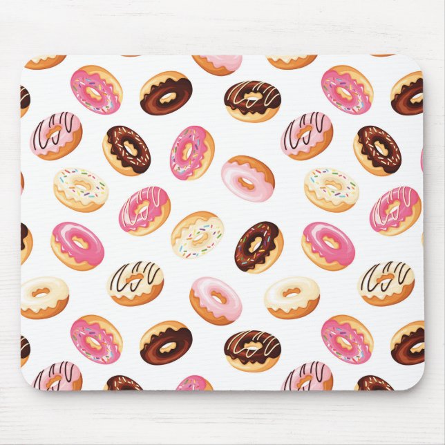 Mousepad Padrão de Rosquinha doce (Frente)