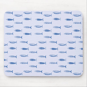 Mousepad Padrão de Sardinhas
