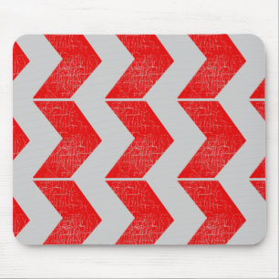 Mousepad padrão de setas vermelhas