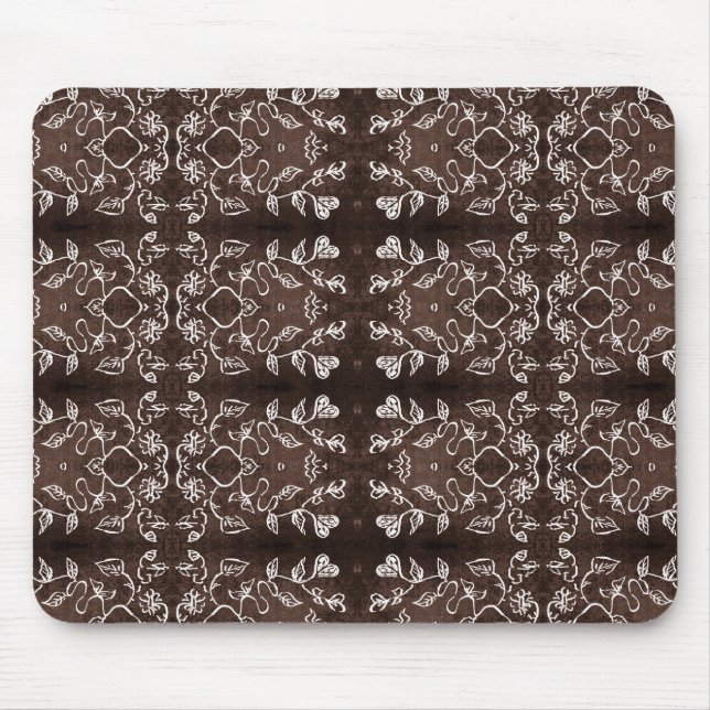 Mousepad Padrão de Sol e Flores (Frente)