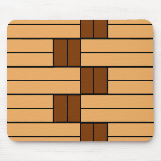 Mousepad Padrão de Stripes Castanho