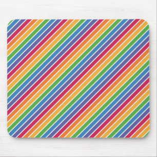 Mousepad Padrão de Stripes do Arco-Íris