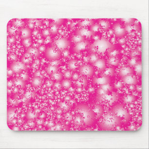Mousepad Padrão de Super Splash de Tinta Abstrato de Rosa D
