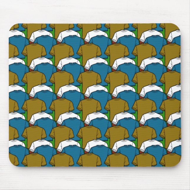 Mousepad Padrão de T-Shirts (Frente)