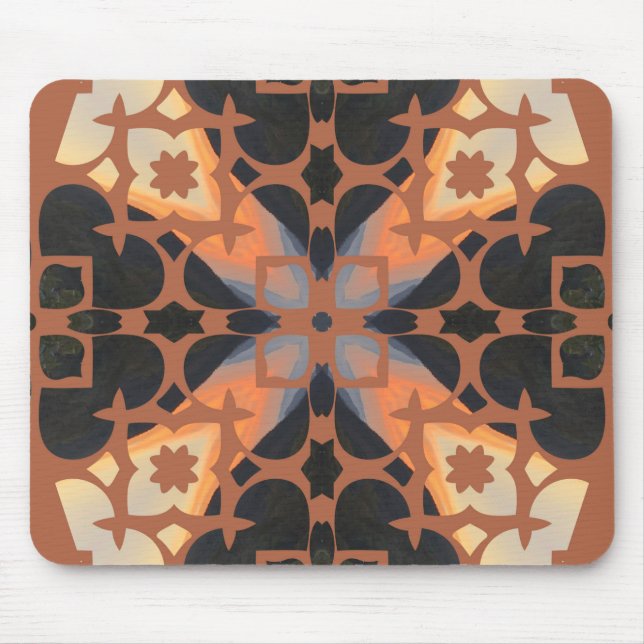 Mousepad Padrão de Tan Retroativo (Frente)