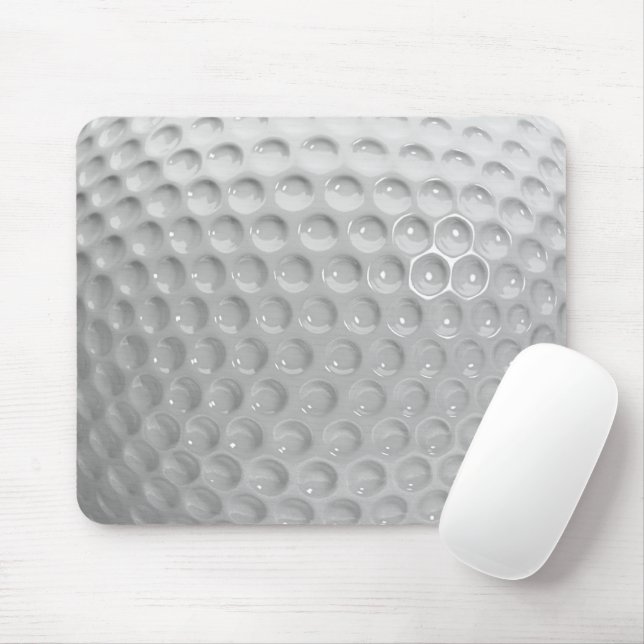 Mousepad Padrão de Textura da Bola de Golfe Realista (Com mouse)
