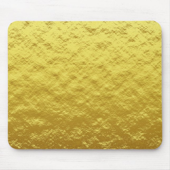 Mousepad Padrão de Textura Dourada (Brilho Luxuoso do Ouro) (Frente)