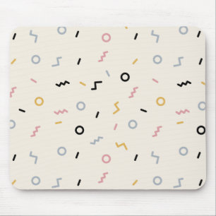 Mousepad Padrão de traço retro