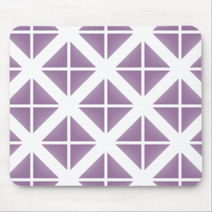 Mousepad Padrão de Triângulo de Tendência Roxo